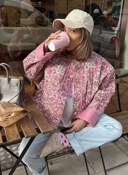 Women's Warm and Cozy Insulated Jacket for Fall and Winter