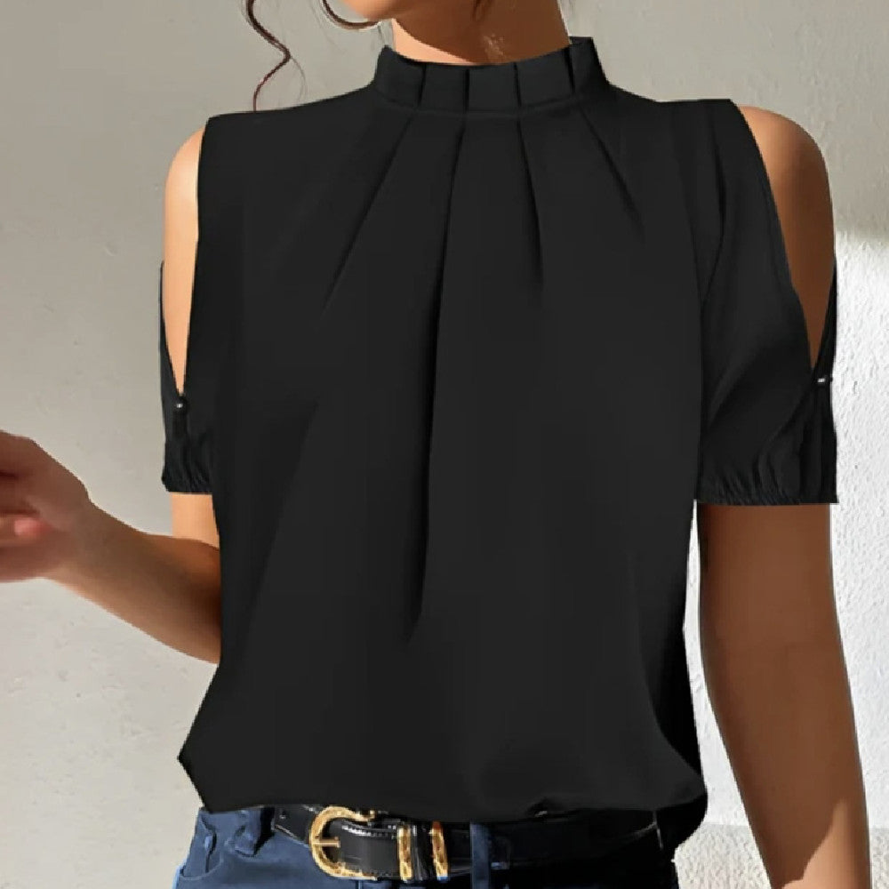Trinka - Elegant Black Blouse
