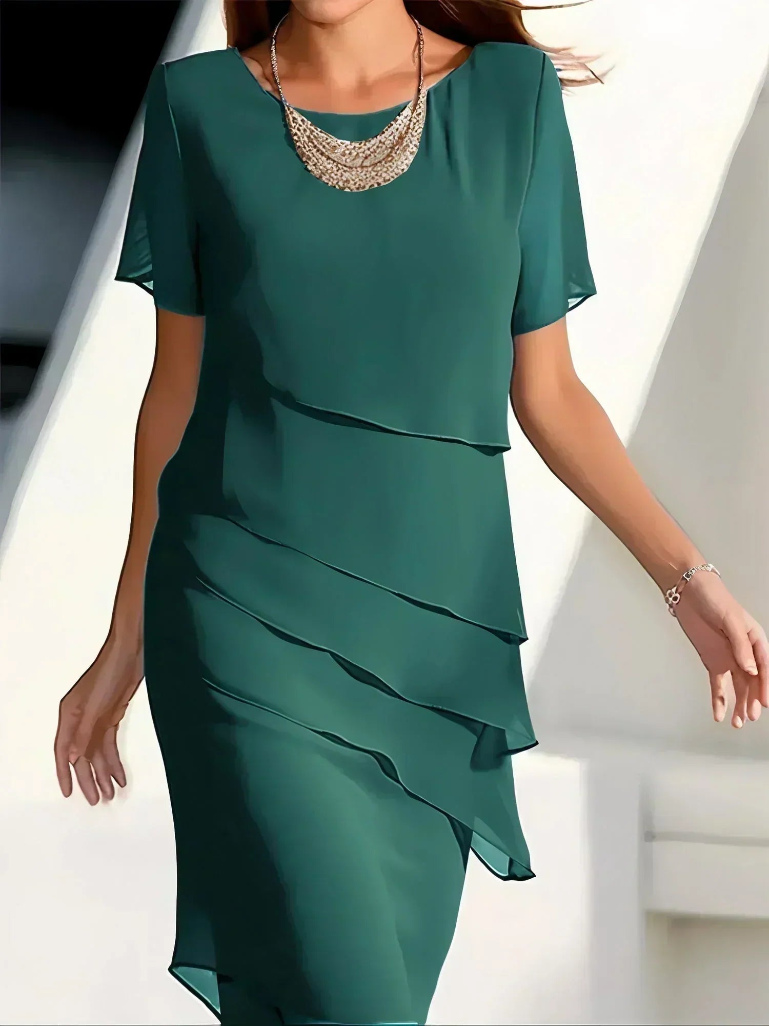 Elegant Silhouette-Enhancing Dress